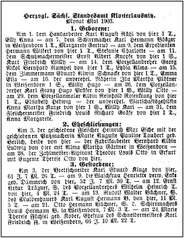 1903-06-12 Kl Standesamtsregister